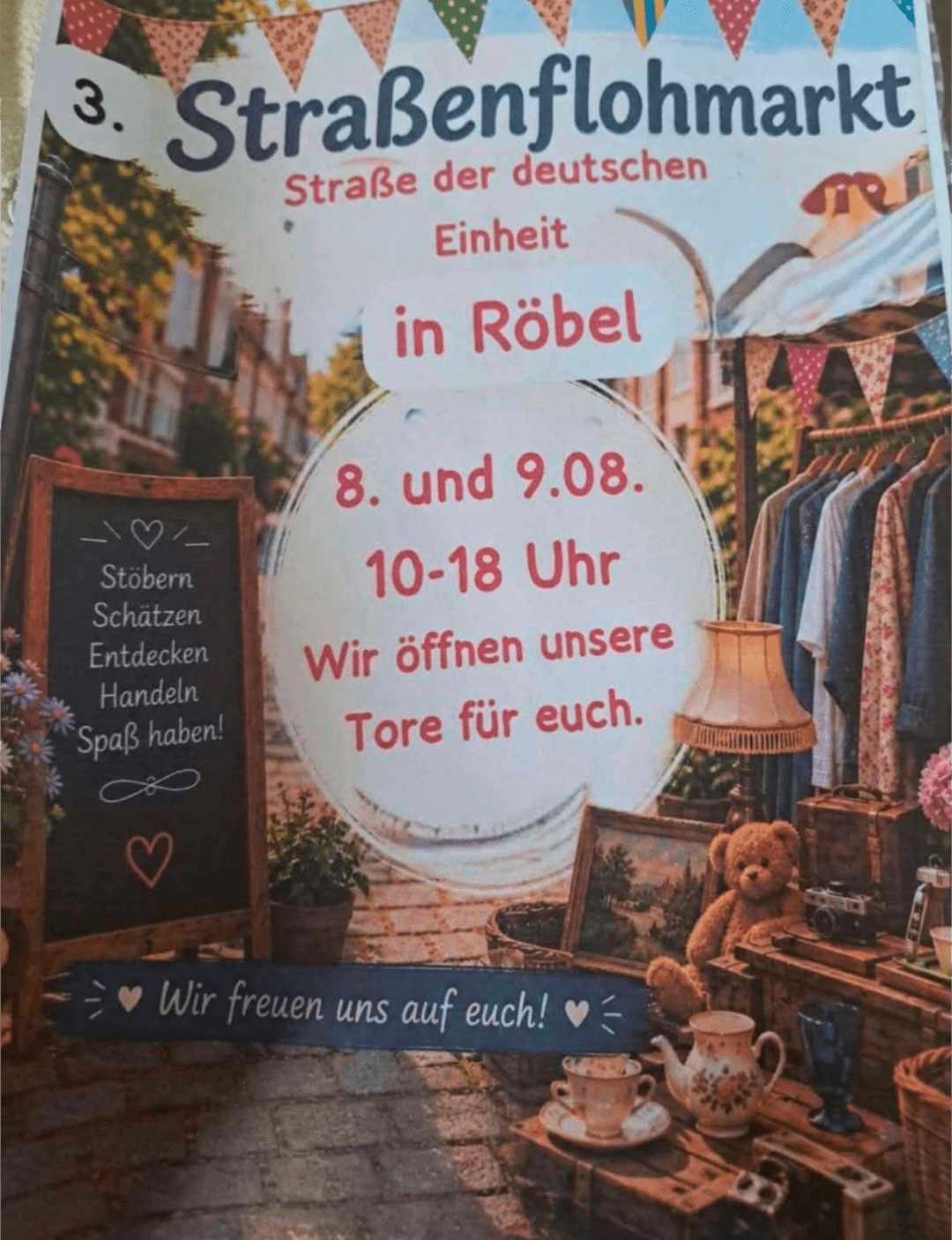3. Straßenflohmarkt
